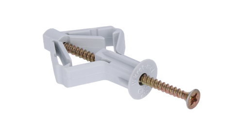 Hmoždinka plastová rozpěrná do sadrokartónu se šroubem